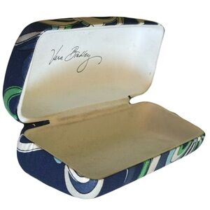 VERA BRADLEY HARDSHELL READING GLASSES OR EYEGLASSES CASE MEDITERRANEAN BLUE